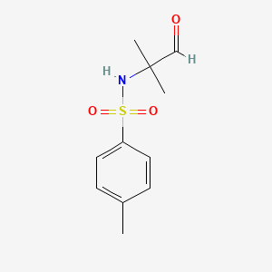 molecular formula C11H15NO3S B15403547 4-methyl-N-(2-methyl-1-oxopropan-2-yl)benzenesulfonamide CAS No. 920756-65-6