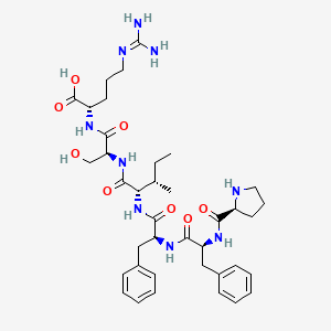 L-Prolyl-L-phenylalanyl-L-phenylalanyl-L-isoleucyl-L-seryl-N~5~-(diaminomethylidene)-L-ornithine