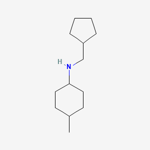 molecular formula C13H25N B15403560 N-(cyclopentylmethyl)-4-methylcyclohexan-1-amine CAS No. 919775-80-7