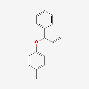 Benzene, 1-methyl-4-[(1-phenyl-2-propenyl)oxy]-