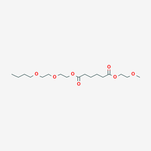 2-(2-Butoxyethoxy)ethyl 2-methoxyethyl hexanedioate