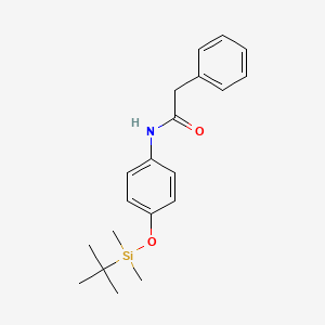 N-(4-{[tert-Butyl(dimethyl)silyl]oxy}phenyl)-2-phenylacetamide