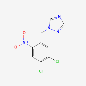 1-[(4,5-Dichloro-2-nitrophenyl)methyl]-1h-1,2,4-triazole