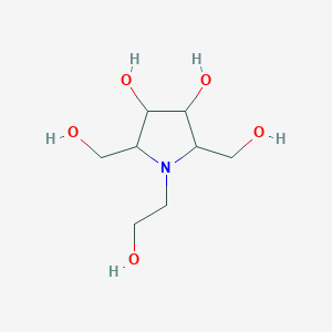 1-(2-Hydroxyethyl)-2,5-bis(hydroxymethyl)pyrrolidine-3,4-diol