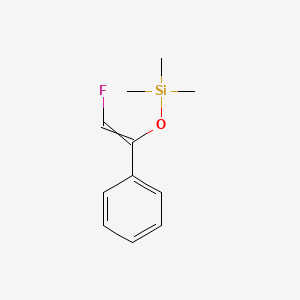 [(2-Fluoro-1-phenylethenyl)oxy](trimethyl)silane