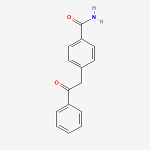 4-(2-Oxo-2-phenylethyl)benzamide