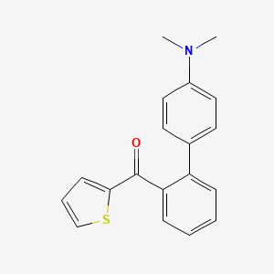 molecular formula C19H17NOS B15403769 [4'-(Dimethylamino)[1,1'-biphenyl]-2-yl](thiophen-2-yl)methanone CAS No. 922529-86-0