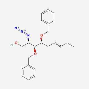 (2S,3S,4R)-2-Azido-3,4-bis(benzyloxy)non-6-en-1-ol