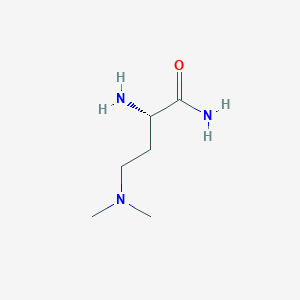 molecular formula C6H15N3O B15403888 (2S)-2-amino-4-(dimethylamino)butanamide CAS No. 920033-08-5