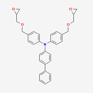 N,N-Bis(4-{[(oxiran-2-yl)methoxy]methyl}phenyl)[1,1'-biphenyl]-4-amine