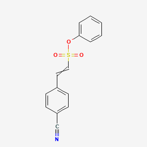 Phenyl 2-(4-cyanophenyl)ethene-1-sulfonate