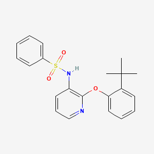 N-[2-(2-tert-Butylphenoxy)pyridin-3-yl]benzenesulfonamide