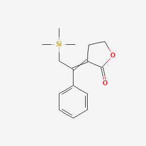 3-[1-Phenyl-2-(trimethylsilyl)ethylidene]oxolan-2-one