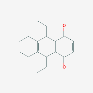 5,6,7,8-Tetraethyl-4a,5,8,8a-tetrahydronaphthalene-1,4-dione