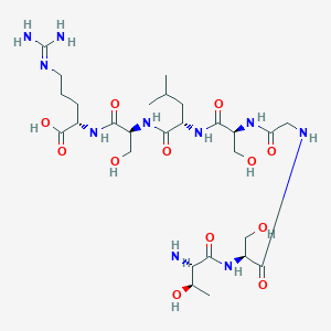 L-Threonyl-L-serylglycyl-L-seryl-L-leucyl-L-seryl-N~5~-(diaminomethylidene)-L-ornithine