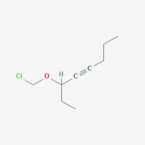 molecular formula C9H15ClO B15404031 3-(Chloromethoxy)oct-4-yne CAS No. 922721-68-4