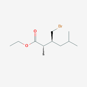 ethyl (2S,3S)-3-(bromomethyl)-2,5-dimethylhexanoate