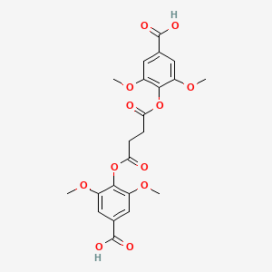 4,4'-[(1,4-Dioxobutane-1,4-diyl)bis(oxy)]bis(3,5-dimethoxybenzoic acid)