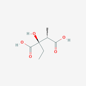 (2R,3S)-2-Ethyl-2-hydroxy-3-methylbutanedioic acid