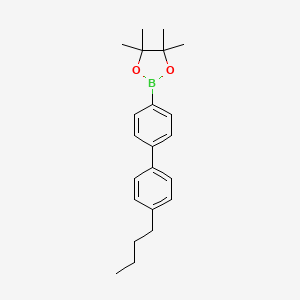 2-(4'-Butyl[1,1'-biphenyl]-4-yl)-4,4,5,5-tetramethyl-1,3,2-dioxaborolane