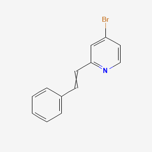 4-Bromo-2-(2-phenylethenyl)pyridine