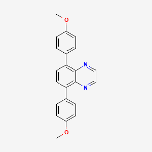 5,8-Bis(4-methoxyphenyl)quinoxaline