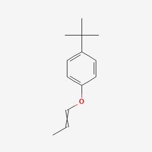 molecular formula C13H18O B15404184 1-tert-Butyl-4-[(prop-1-en-1-yl)oxy]benzene CAS No. 833460-88-1