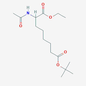 8-Tert-butyl 1-ethyl 2-acetamidooctanedioate