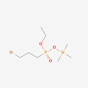 molecular formula C8H20BrO3PSi B15404234 Ethyl trimethylsilyl (3-bromopropyl)phosphonate CAS No. 918632-28-7