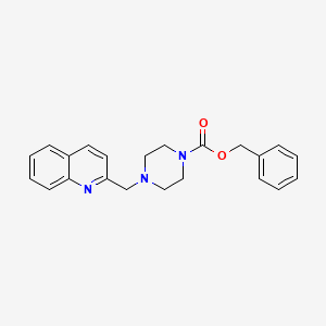 Benzyl 4-[(quinolin-2-yl)methyl]piperazine-1-carboxylate