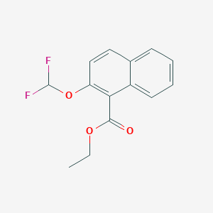 Ethyl 2-(difluoromethoxy)naphthalene-1-carboxylate