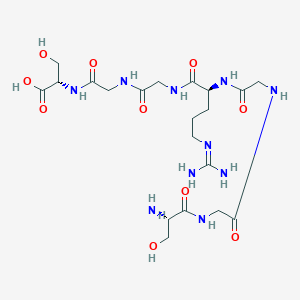 L-Serylglycylglycyl-N~5~-(diaminomethylidene)-L-ornithylglycylglycyl-L-serine