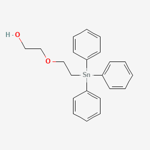 molecular formula C22H24O2Sn B15404435 Ethanol, 2-[2-(triphenylstannyl)ethoxy]- CAS No. 918162-79-5