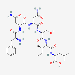 L-Phenylalanyl-L-asparaginyl-L-asparaginyl-L-seryl-L-isoleucyl-L-leucine