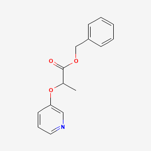 Benzyl 2-[(pyridin-3-yl)oxy]propanoate