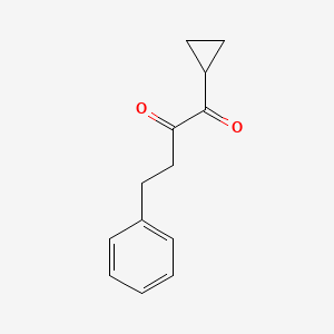 1-Cyclopropyl-4-phenylbutane-1,2-dione