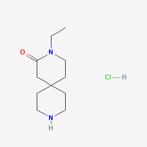 3,9-Diazaspiro[5.5]undecan-2-one,3-ethyl-,hydrochloride