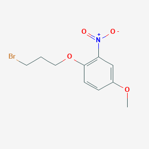 1-(3-Bromopropoxy)-4-methoxy-2-nitrobenzene