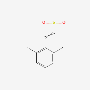 2-[2-(Methanesulfonyl)ethenyl]-1,3,5-trimethylbenzene