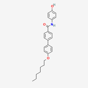 4'-(Heptyloxy)-N-(4-hydroxyphenyl)[1,1'-biphenyl]-4-carboxamide