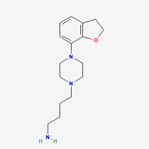 4-[4-(2,3-Dihydro-1-benzofuran-7-yl)piperazin-1-yl]butan-1-amine