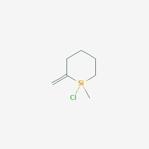 molecular formula C7H13ClSi B15404807 1-Chloro-1-methyl-2-methylidenesilinane CAS No. 919801-00-6