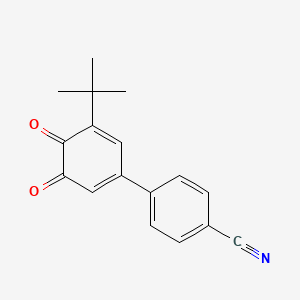 5'-tert-Butyl-3',4'-dioxo-3',4'-dihydro[1,1'-biphenyl]-4-carbonitrile