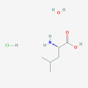 (2S)-2-amino-4-methylpentanoic acid;hydrate;hydrochloride