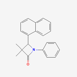 3,3-Dimethyl-4-(naphthalen-1-yl)-1-phenylazetidin-2-one