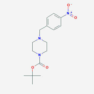 molecular formula C16H23N3O4 B154049 1-Boc-4-(4-硝基苄基)哌嗪 CAS No. 130636-61-2
