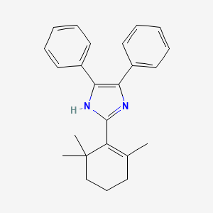 4,5-Diphenyl-2-(2,6,6-trimethylcyclohex-1-en-1-yl)-1H-imidazole