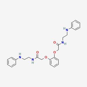 2,2'-[1,2-Phenylenebis(oxy)]bis[N-(2-anilinoethyl)acetamide]