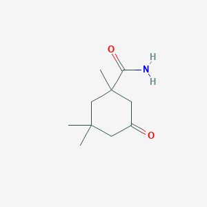 Cyclohexanecarboxamide, 1,3,3-trimethyl-5-oxo-