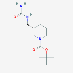 tert-Butyl (3S)-3-[(carbamoylamino)methyl]piperidine-1-carboxylate